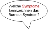 Burnout-Syndrom Symptome